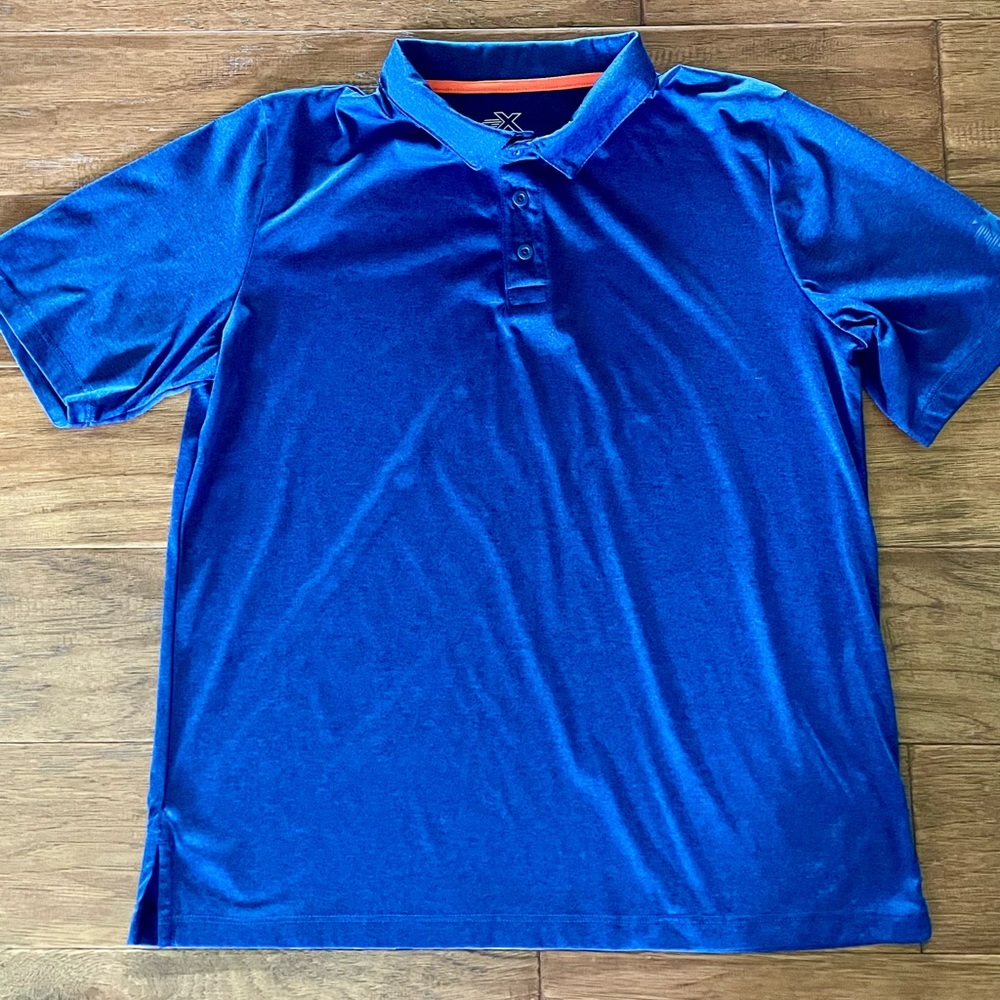 Boys 14/16 Blue dri-fit lightweight polo